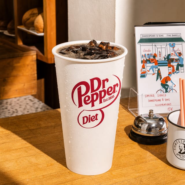 Diet Dr Pepper.