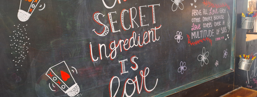 The secret ingredient is love.